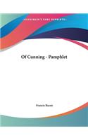 Of Cunning - Pamphlet