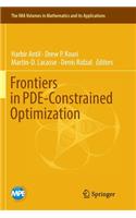 Frontiers in Pde-Constrained Optimization