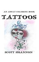 An Adult Coloring Book - Tattoos