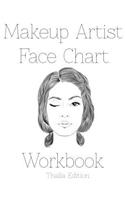 Makeup Artist Face Chart Workbook Thalia Edition