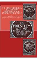 9-1 GCSE REVISION NOTES for PRIESTLEY'S AN INSPECTOR CALLS