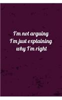 I'm not arguing I'm just explaining why i'm right gift