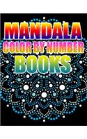 Mandala Color by Number Books