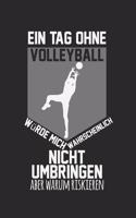 Ein Tag ohne Volleyball würde mich wahrscheinlich nicht umbringen, aber warum riskieren