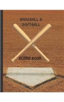Baseball & Softball Score Book