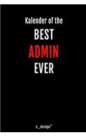 Kalender für Admins / Admin