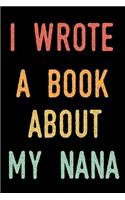I Wrote a Book about my nana
