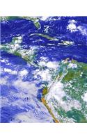 Earth View Continents Oceans Space Theme School Composition Book 130 Pages