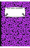 Dot Grid Journal: Unicorns all over pattern, Dot Grid Journal flexible precise journaling or easy drawing, games, connecting boxes, tables, planner, to do list, .2 in