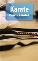 Karate Practice Notes