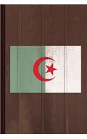 Algeria Flag Journal Notebook