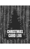 Christmas Card Log