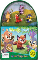 Friendly Forest: My Mini Busy Books For Kids: Includes 4 Figurines with Foldable Play Board and Storybook