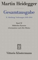 Holderlins Hymnen 'Germanien' Und 'Der Rhein' (Wintersemester 1934/35)