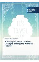 A History of Socio-Cultural Changes among the Kambari People