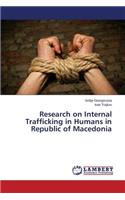 Research on Internal Trafficking in Humans in Republic of Macedonia