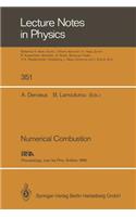 Numerical Combustion: Proceedings of the Third International Conference on Numerical Combustion Held in Juan Les Pins, Antibes, May 23-26, 1989