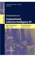 Transactions on Computational Collective Intelligence XV