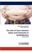 The role of trace element status and Immunity in dyslipideamia