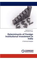 Determinants of Foreign Institutional Investment in India