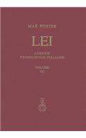 Lessico Etimologico Italiano. Band 7 (VII)