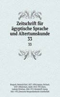 Zeitschrift fur agyptische Sprache und Altertumskunde