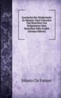 Geschichte Der Wiedertaufer Zu Munster