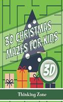 30 Christmas Mazes for Kids