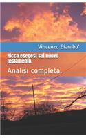 Ricca esegesi sul nuovo testamento.