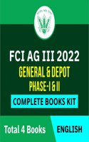 FCI AG III General & Depot Phase-I & II 2023 Complete Books Kit(English Printed Edition) By Adda247