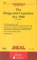 The Drugs And Cosmentics Act, 1940 [2022E]