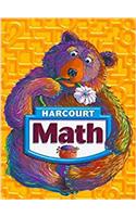 Harcourt School Publishers Math: Student Edition Unit Books Grade 1 2002