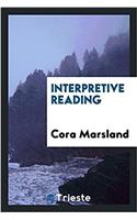 Interpretive reading