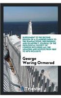 Supplement to the Second Edition of a Classified Index to the Transactions, Preceedings, and Quarterly Journal of the Geological Society of London Including All the Memoirs and Notices Fron 1869 to 1875 Inclusive