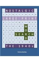 Nostalgic Large Print Word Search