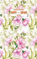 Academic Planner 2019 - 2020 Weekly: July 1, 2019 - December 31, 2020 18 Months Priorities and To Do Column Large 8.5 x 11 Pink Lily