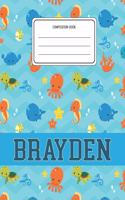 Composition Book Brayden
