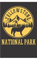 Notebook 6x9 120 Pages: Yellowstone National Park Camping Scout Hiking Climbing Gift