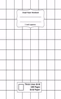 Graph Paper Notebook 1 inch squares