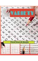 Variety Word Search Books