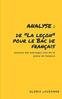 Analyse de La leçon pour le Bac de français