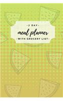 7 Day Meal Planner with Grocery List