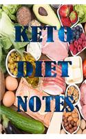 Keto Diet Notes: Notebook, Diary For Keto Diet