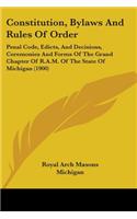 Constitution, Bylaws And Rules Of Order