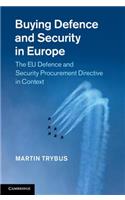 Buying Defence and Security in Europe