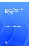 Women's Poetry of the 1930s: A Critical Anthology