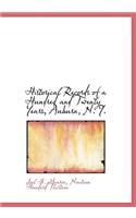 Historical Records of a Hundred and Twenty Years, Auburn, N. Y.