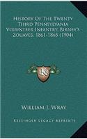 History Of The Twenty Third Pennsylvania Volunteer Infantry, Birney's Zouaves, 1861-1865 (1904)