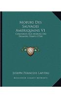 Moeurs Des Sauvages Ameriquains V1