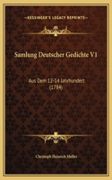 Samlung Deutscher Gedichte V1